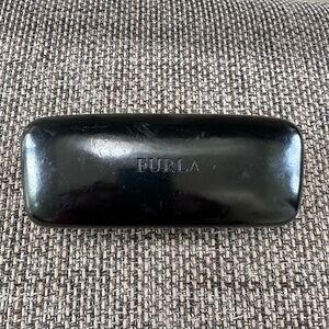 Furla Glossy Black Eyewear Case